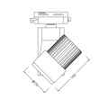 Shenzhen CRI80 CRI90 COB 7W 15W LED Track Light with Ce RoHS